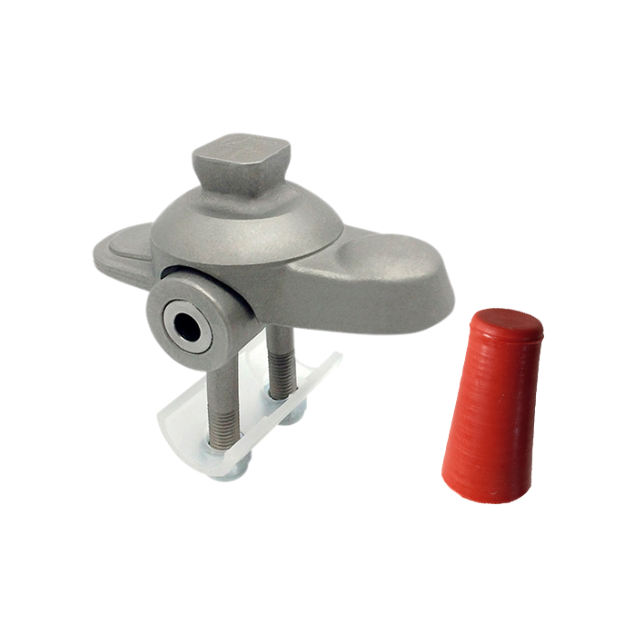 ADAPTADOR PARA PÉ ARTICULADO EM TITÂNIO