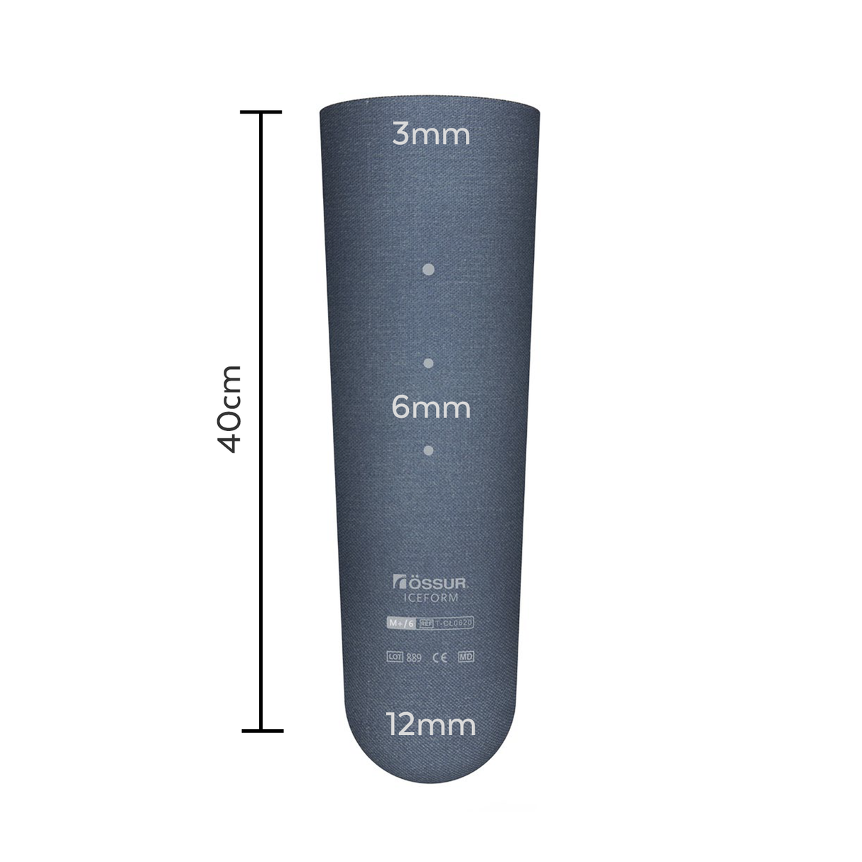 LINER TRANSTIBIAL ICEFORM T-CL06 SEM CONEXÃO 6MM