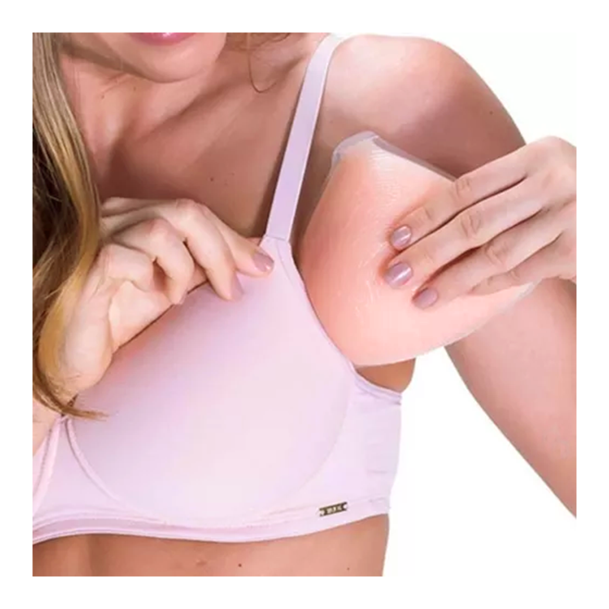 PRÓTESE MAMÁRIA EXTERNA DE SILICONE SILIGELMAMMA MODELO GOTA