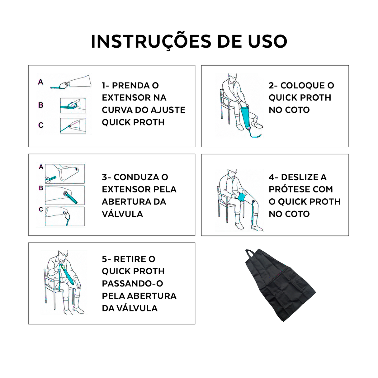 ACESSÓRIO PARA CALÇAR PRÓTESE QUICK PROTH