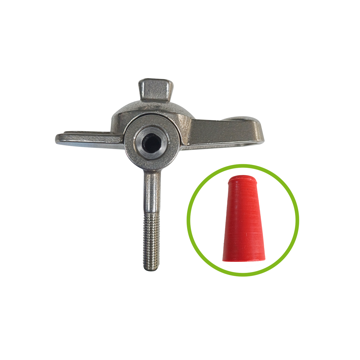 AMORTECEDOR DE BORRACHA PARA ARTICULAÇÃO DE TORNOZELO