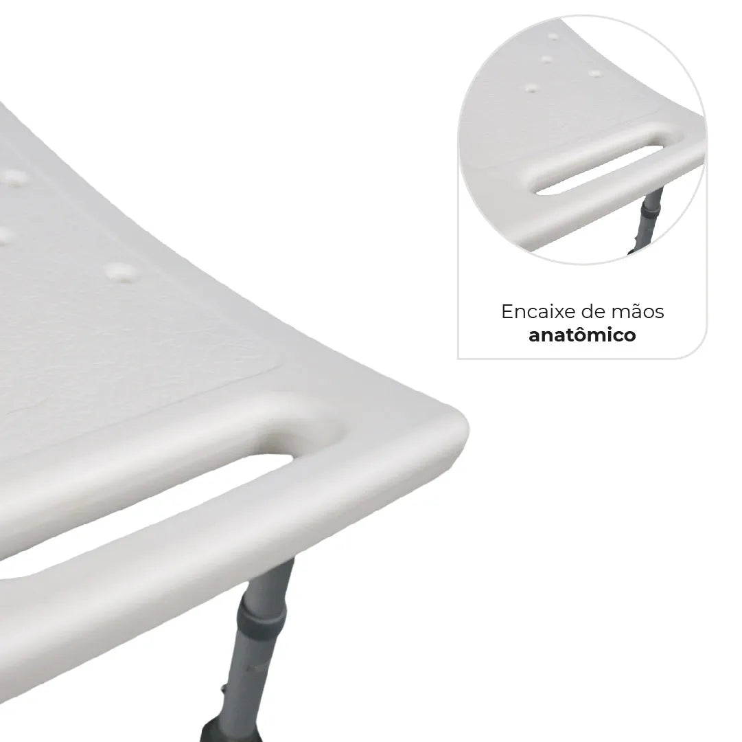 BANQUETA DE HIGIENIZAÇÃO D2 COM ENCOSTO