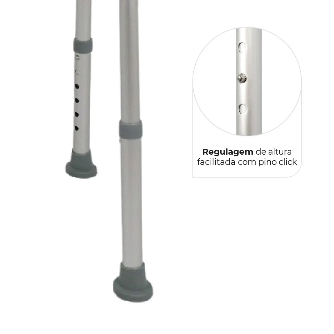 BANQUETA DE HIGIENIZAÇÃO D2 COM ENCOSTO