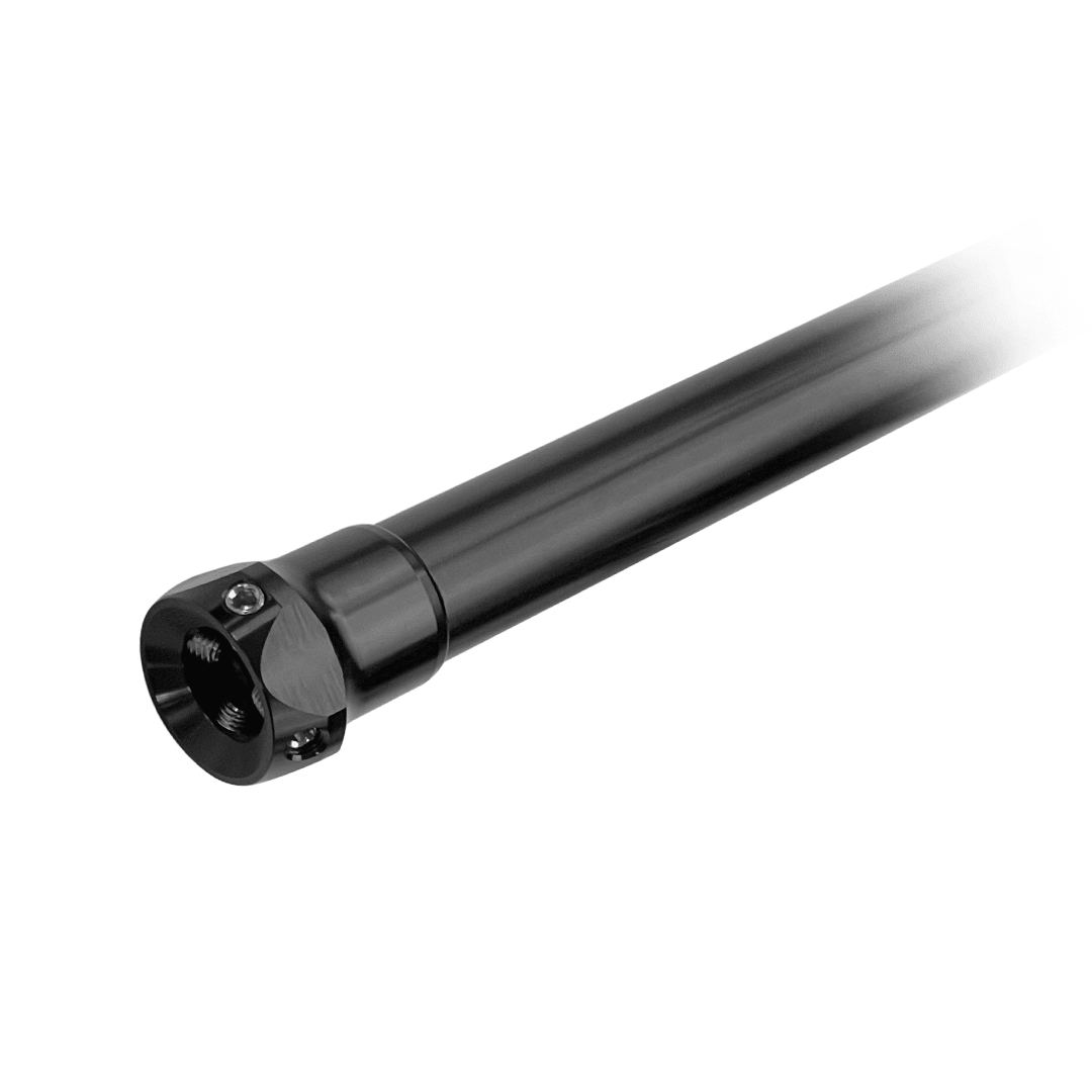 TUBO DE ALUMÍNIO 30MM COM ADAPTADOR DE ALUMÍNIO LONGO 420MM BLACK - Centro PCD