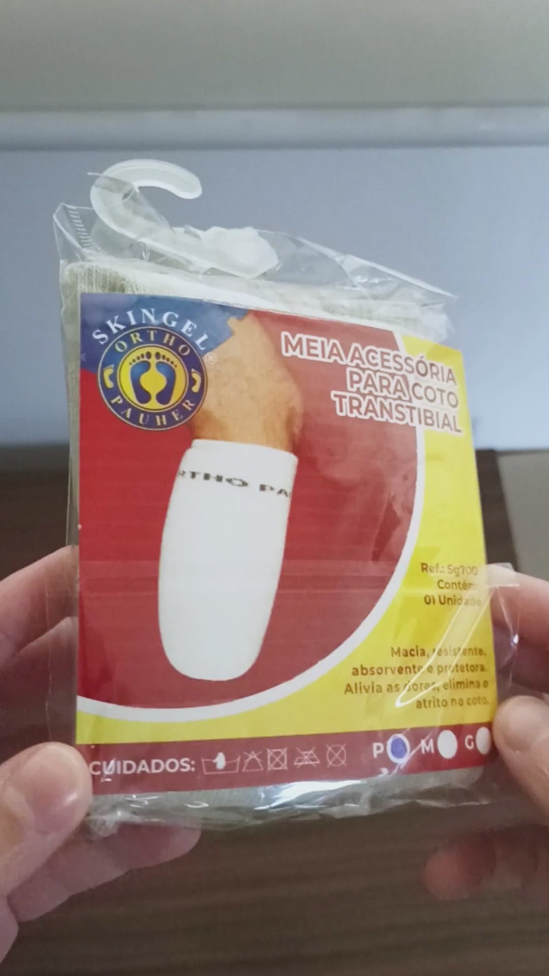 MEIA SEM GEL PARA COTO TRANSTIBIAL